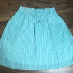 NWT - Striped Miramar Skirt - XL